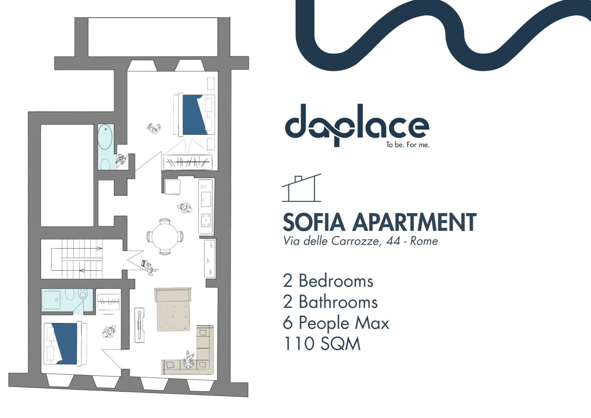 Daplace - Sofia Apartment Roma Eksteriør bilde